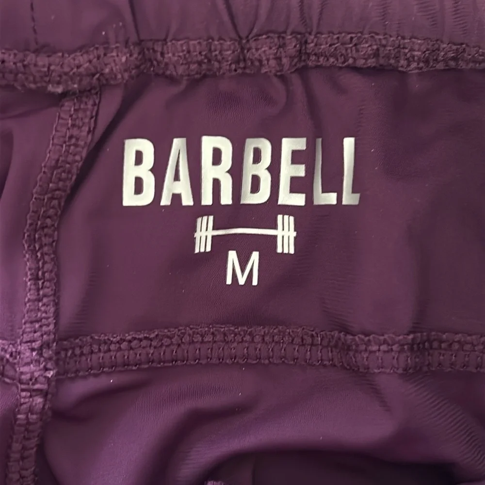 Barbell plum purple jogger pants size medium